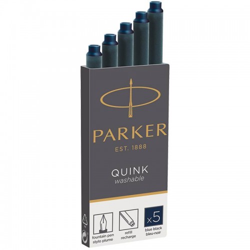 Темно-синие картриджи с чернилами Parker (Паркер) Long Blue ink в Омске
