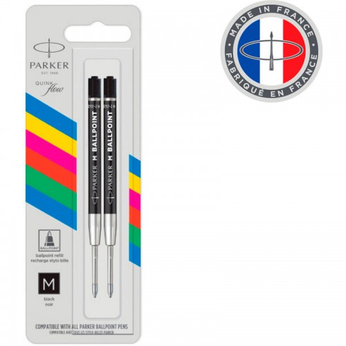 Черный шариковый стержень Parker Ball Pen Refill Black M 2 шт