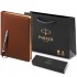 Набор Parker IM Core Dark Espresso CT из шариковой ручки и ежедневника коричневого цвета в Омске