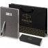Набор Parker Jotter Stainless Steel CT из перьевой ручки и серого ежедневника в Омске