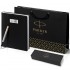Набор Parker Jotter Stainless Steel GT из перьевой ручки и ежедневника черного цвета в Омске