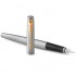 Набор Parker Jotter Stainless Steel GT из перьевой ручки и зеленого ежедневника недатированного в Омске