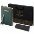 Набор Parker Jotter Stainless Steel GT из перьевой ручки и зеленого ежедневника недатированного в Омске