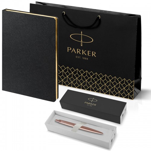 Набор Parker Jotter XL SE20 Monochrome Rose Gold из шариковой ручки и ежедневника черного цвета в Омске