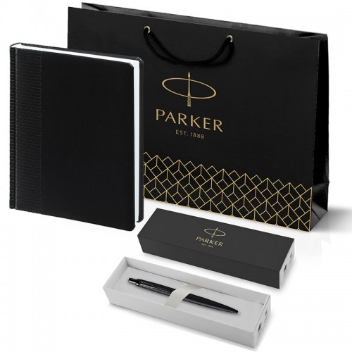 Набор Parker Jotter XL SE20 Monochrome Black из шариковой ручки и ежедневника черного цвета в Омске