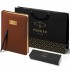 Набор Parker Jotter XL SE20 Monochrome Black из шариковой ручки и ежедневника коричневого цвета в Омске