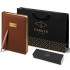 Набор Parker Jotter XL SE20 Monochrome Rose Gold из шариковой ручки и ежедневника коричневого цвета в Омске