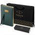 Набор Parker Jotter XL SE20 Monochrome Black из шариковой ручки и ежедневника зеленого цвета в Омске