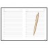 Набор Parker Jotter XL SE20 Monochrome Gold из шариковой ручки и ежедневника коричневого цвета в Омске