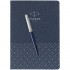 Набор Parker Jotter Royal Blue CT из перьевой ручки и ежедневника недатированного синего цвета в Омске