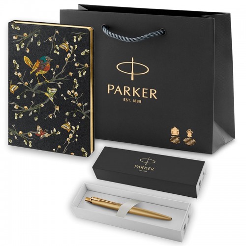 Набор Parker Jotter XL SE20 Monochrome Gold из шариковой ручки и ежедневника черного цвета в Омске