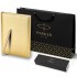 Набор Parker Jotter XL SE20 Monochrome Gold из шариковой ручки и ежедневника золотого цвета в Омске