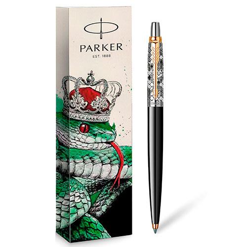 Шариковая ручка Parker Jotter SNAKE Special Edition K160 Black GT в Омске