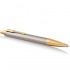 Шариковая ручка Parker (Паркер) IM Premium Warm Silver/Gold GT в Омске
