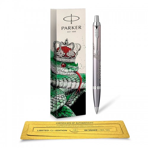 Шариковая ручка Parker IM SNAKE Limited Edition GREY Gradient CT в Омске