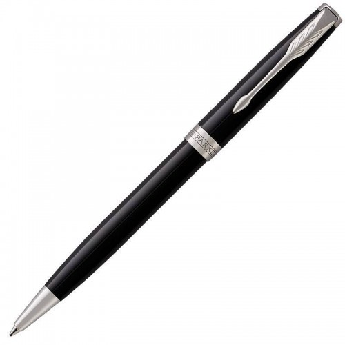 Шариковая ручка Parker (Паркер) Sonnet Core Black Lacquer CT в Омске
